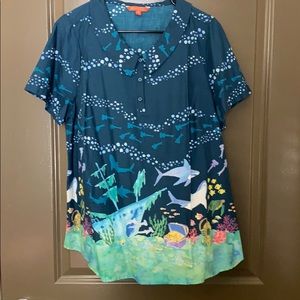 ModCloth Shark Shirt